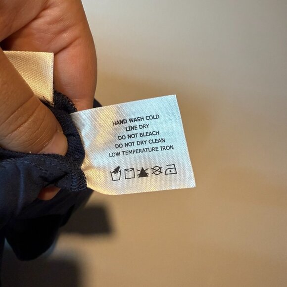 Coolibar Women M Travel Pants UPF 50 Navy Blue Performance PullOn Active Commute - Picture 5 of 9